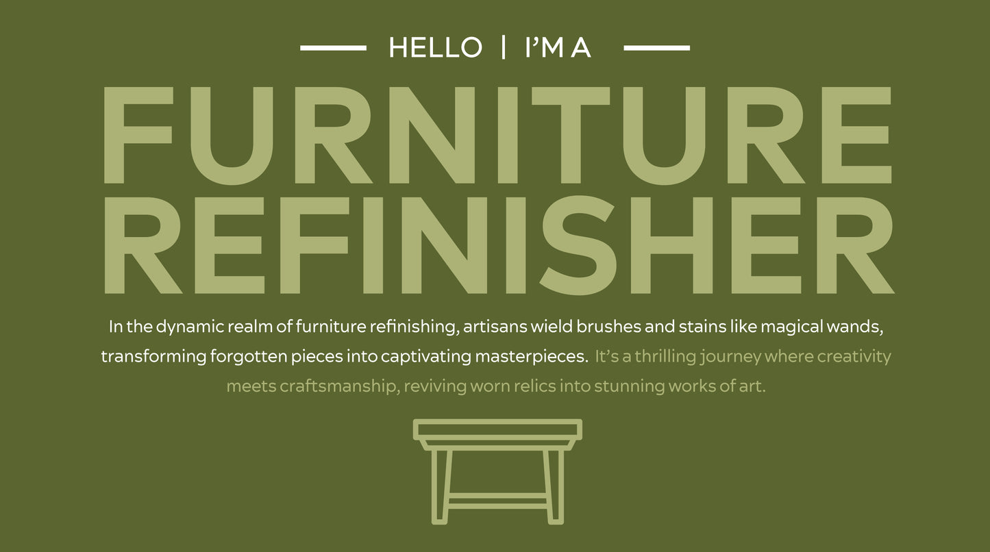 Furniture Refinisher-Career: T-shirt (Women)