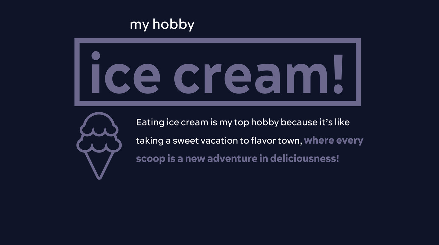 Ice Cream: T-shirt (Kids)
