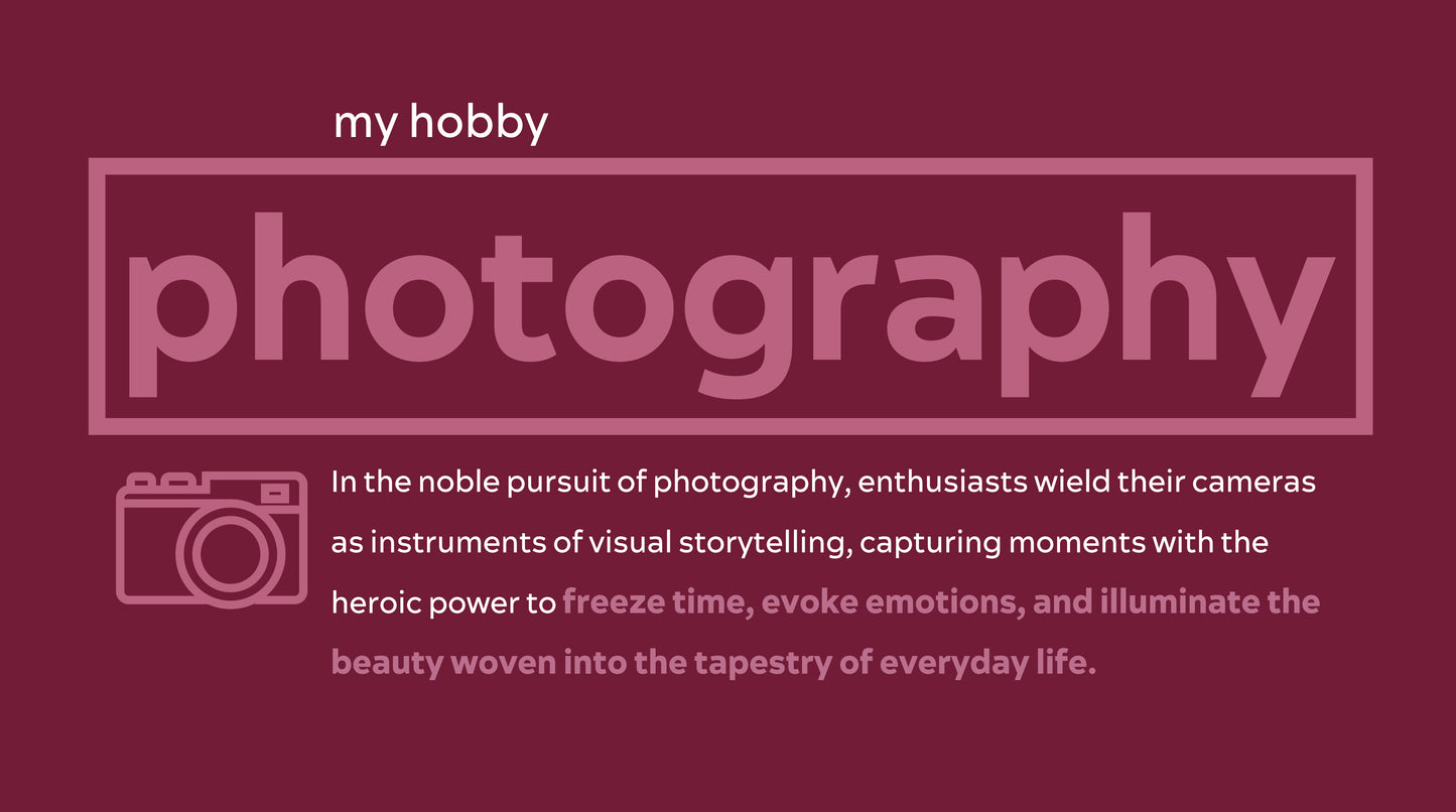 Photography: T-Shirt (Women)