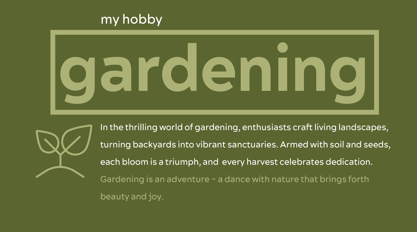 Gardening: T-shirt (Men)
