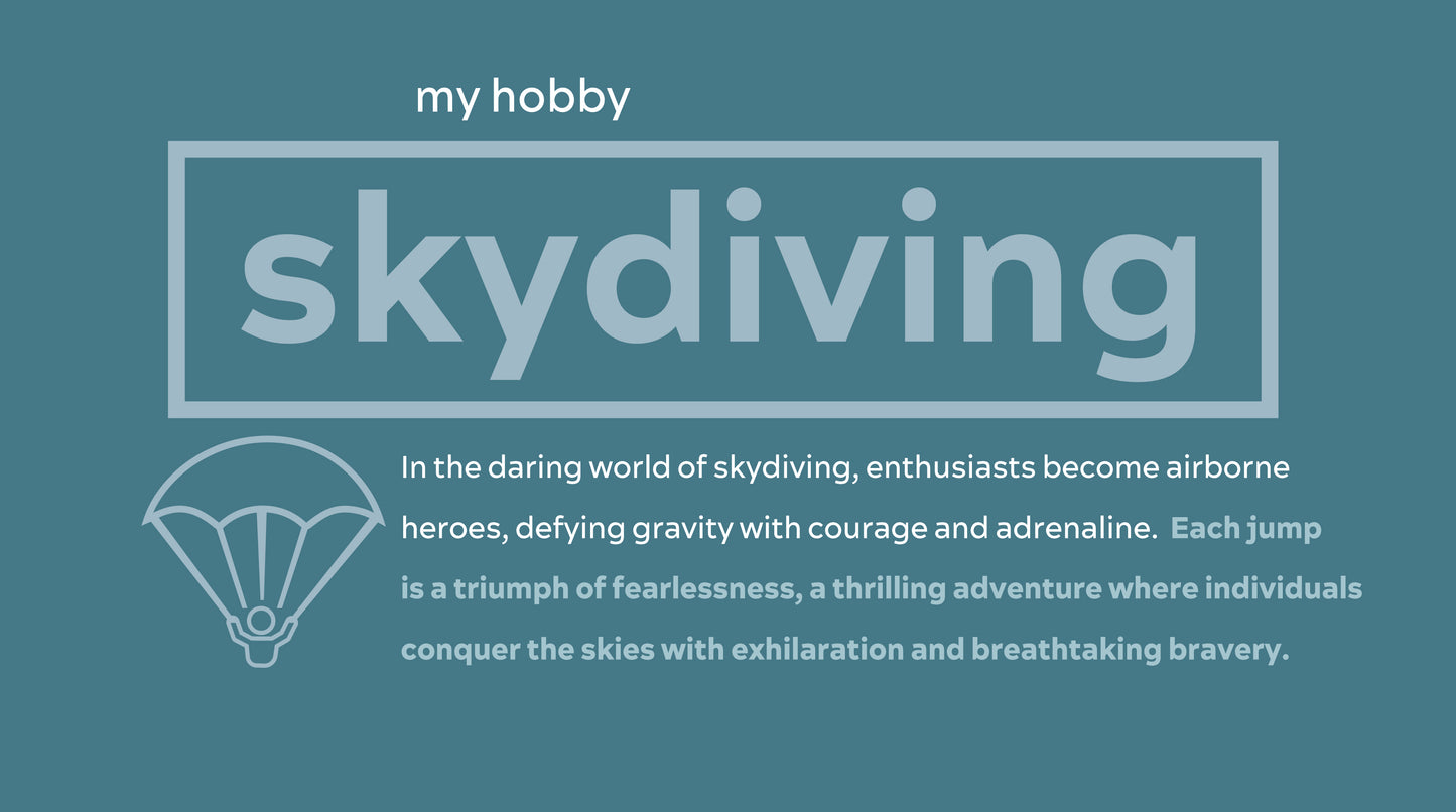 Skydiving: T-shirt (Men)