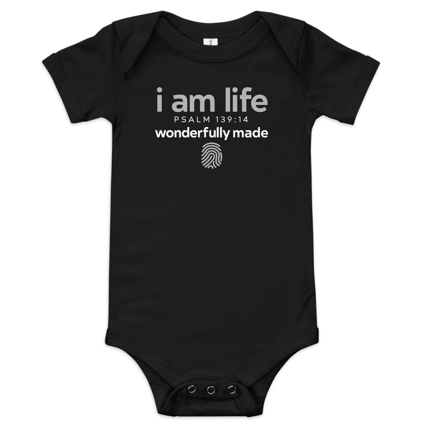 Baby "i am life" Onesie: Simple
