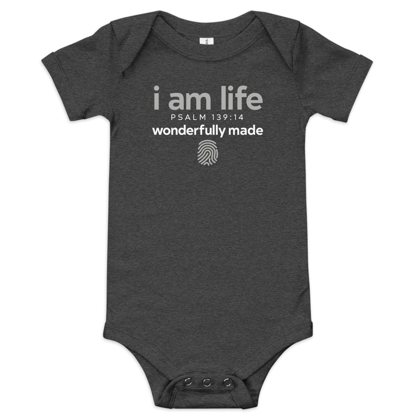 Baby "i am life" Onesie: Simple