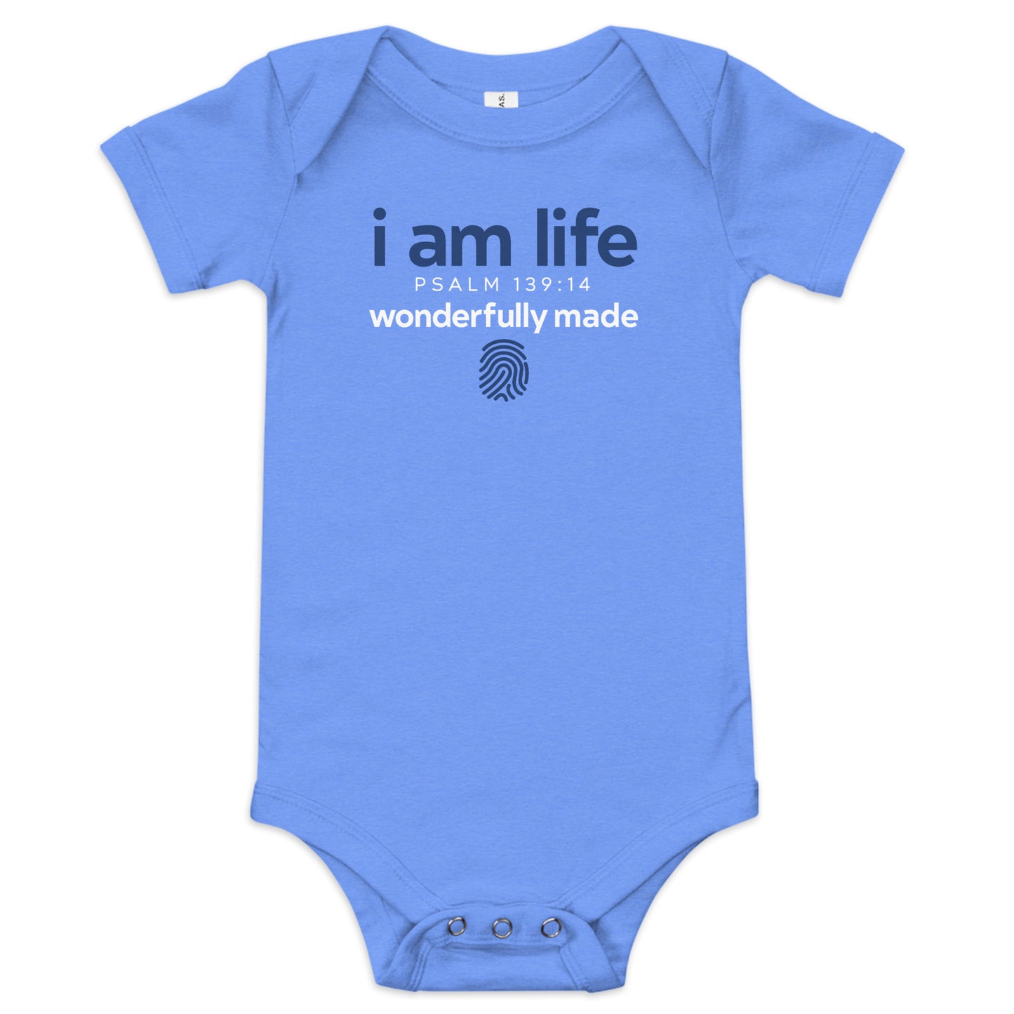 Baby "i am life" Onesie: Simple