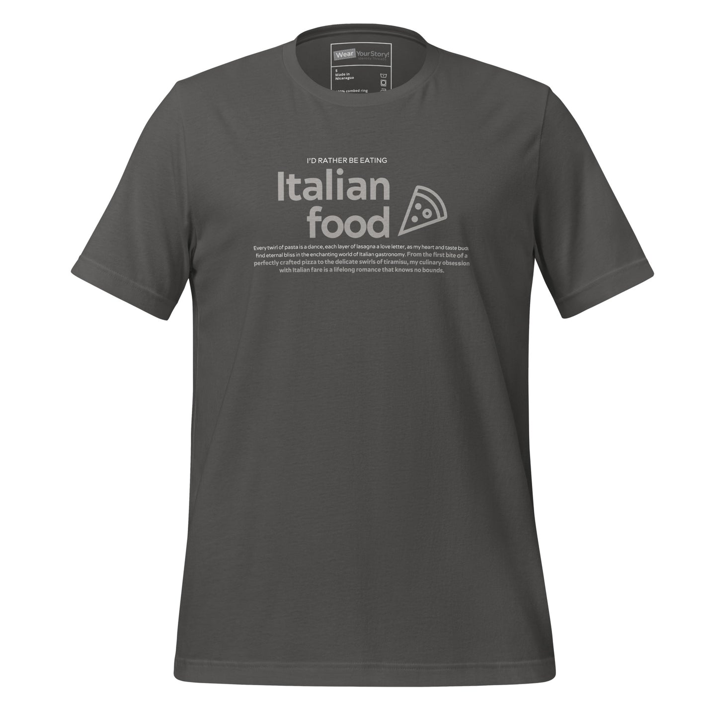 Italian Food: T-shirt (Men)