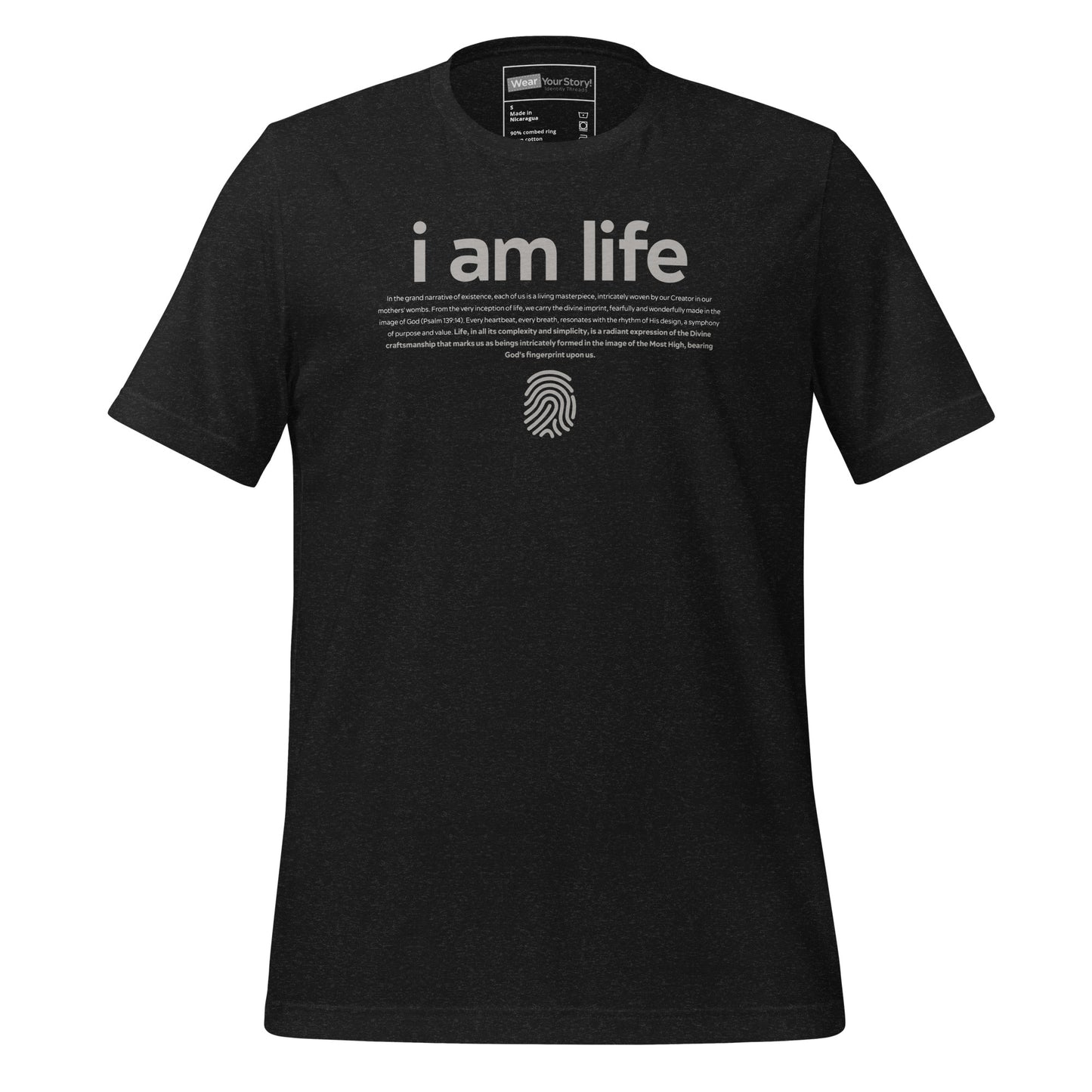 Men's "I am life": T-shirt
