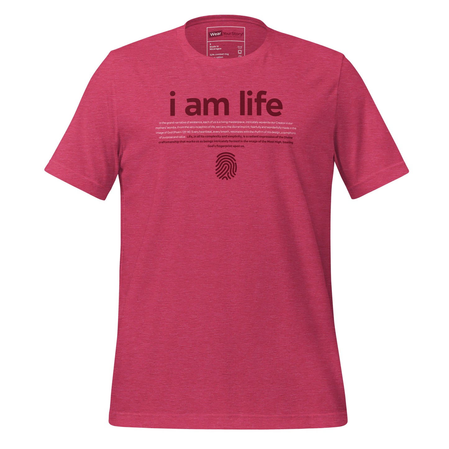 Men's "I am life": T-shirt