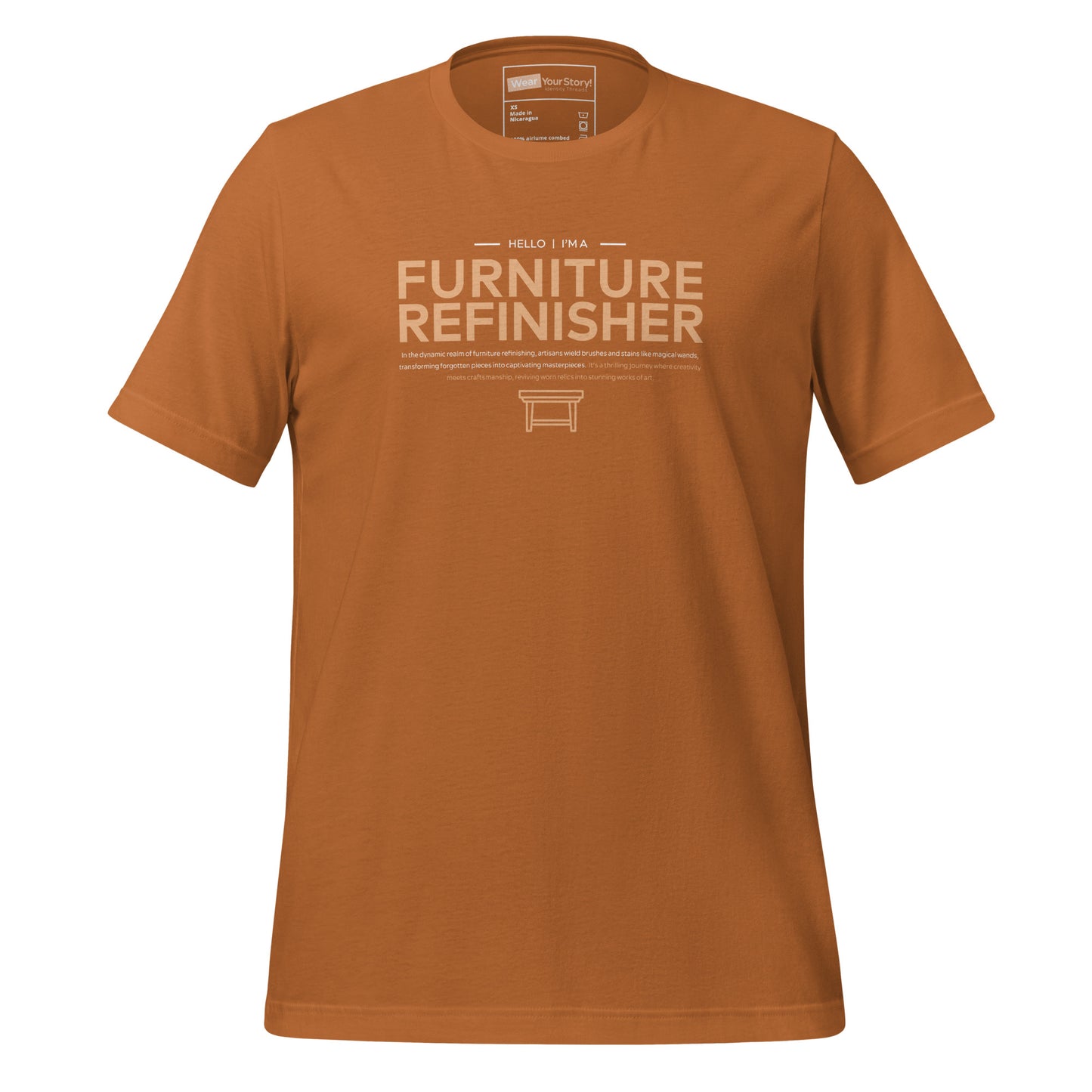 Furniture Refinisher-Career: T-shirt (Women)