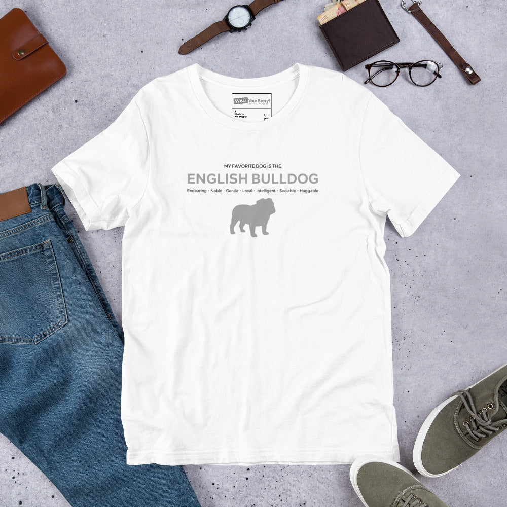 English Bulldog: T-shirt (Men)