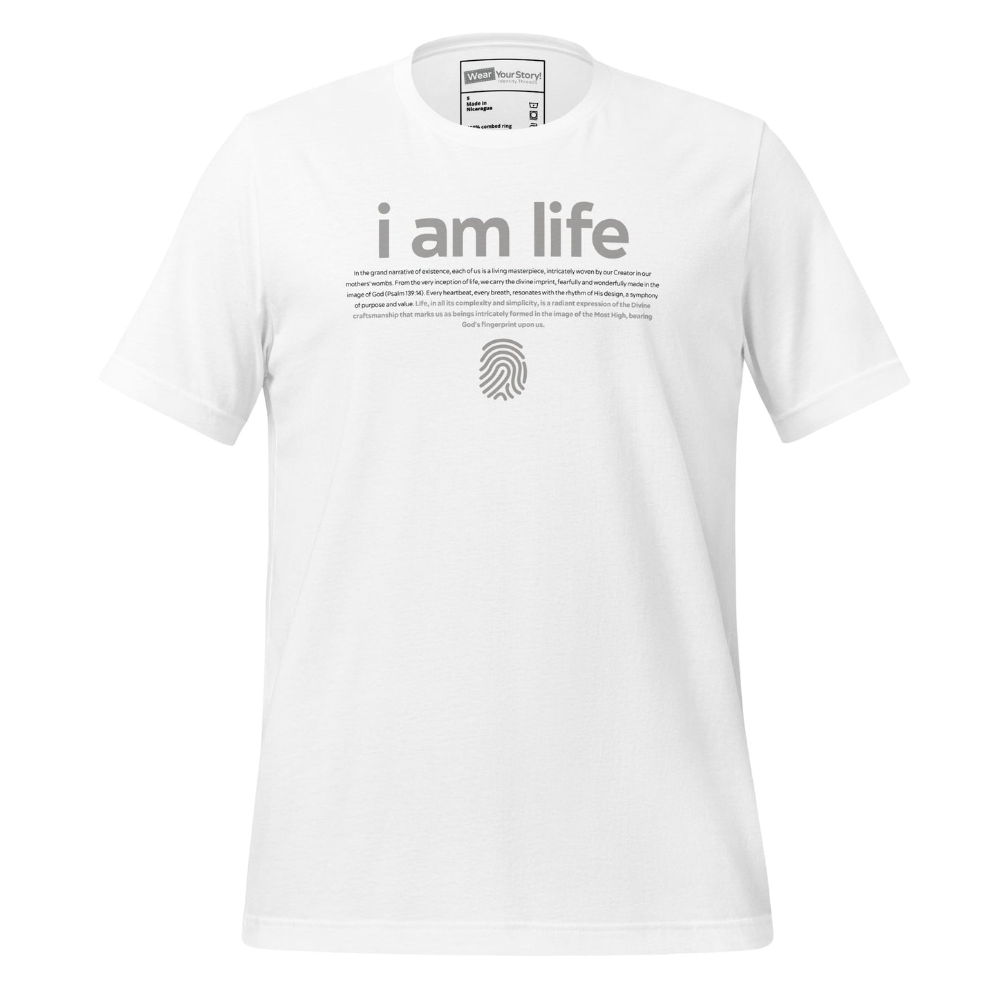 Men's "I am life": T-shirt