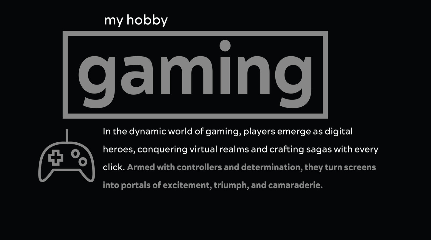 Gaming: T-shirt (Men)