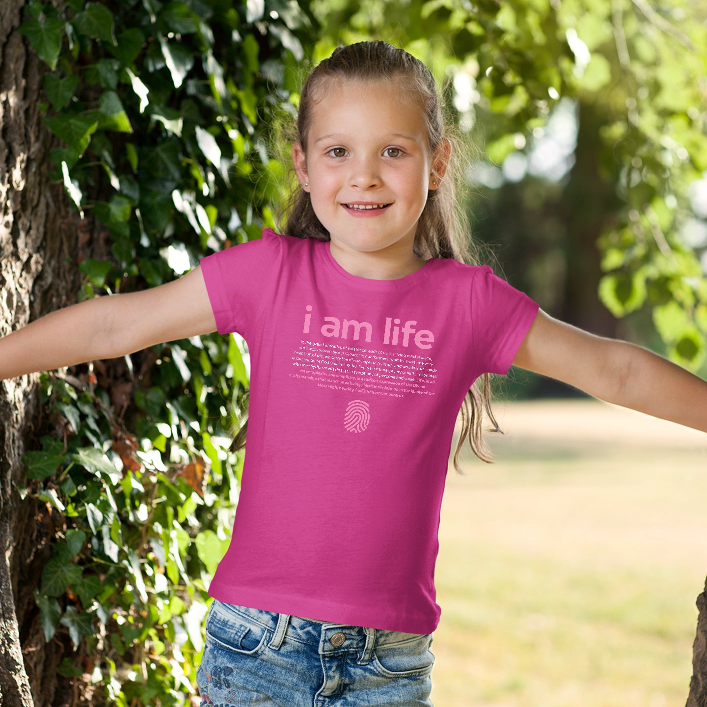 Kid's "I am life": T-shirt