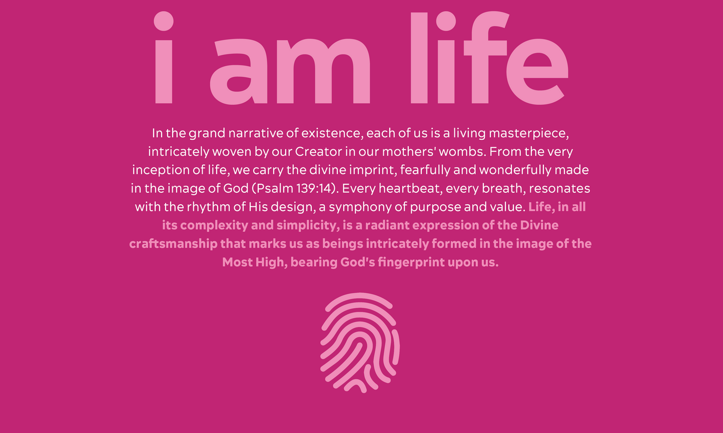 Kid's "I am life": T-shirt
