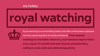 Royal Watching: T-shirt (Women)