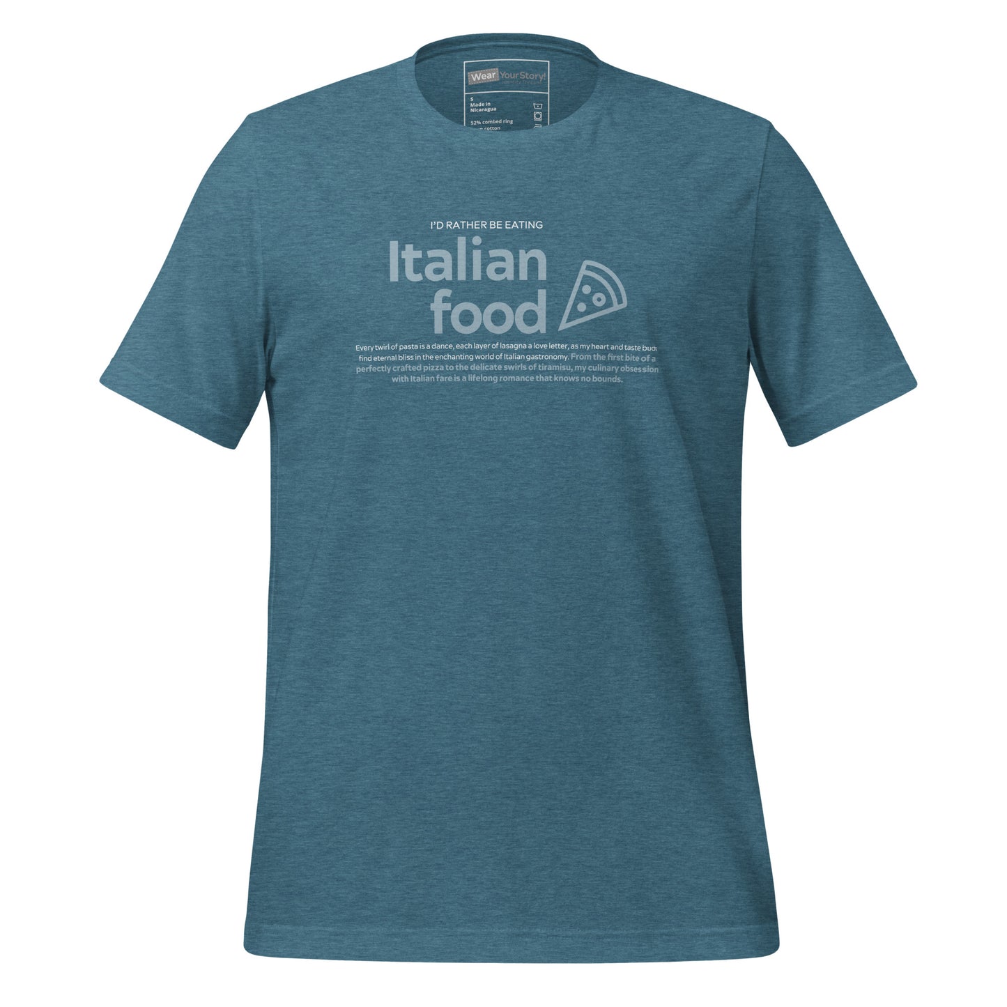 Italian Food: T-shirt (Men)