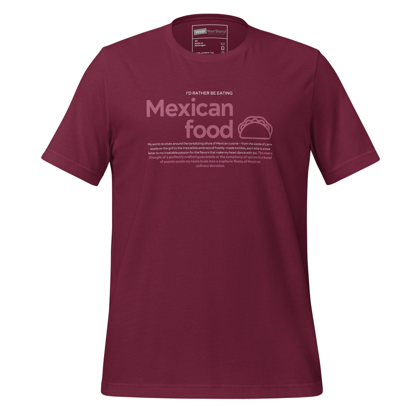 Mexican Food: T-shirt (Men)