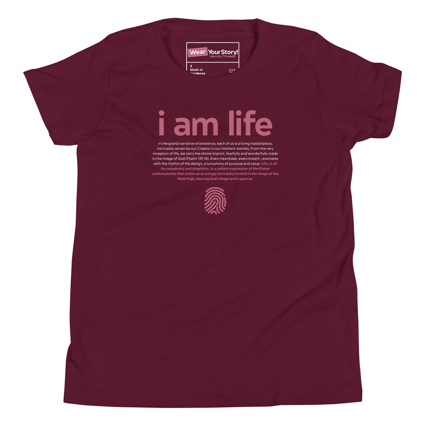 Kid's "I am life": T-shirt